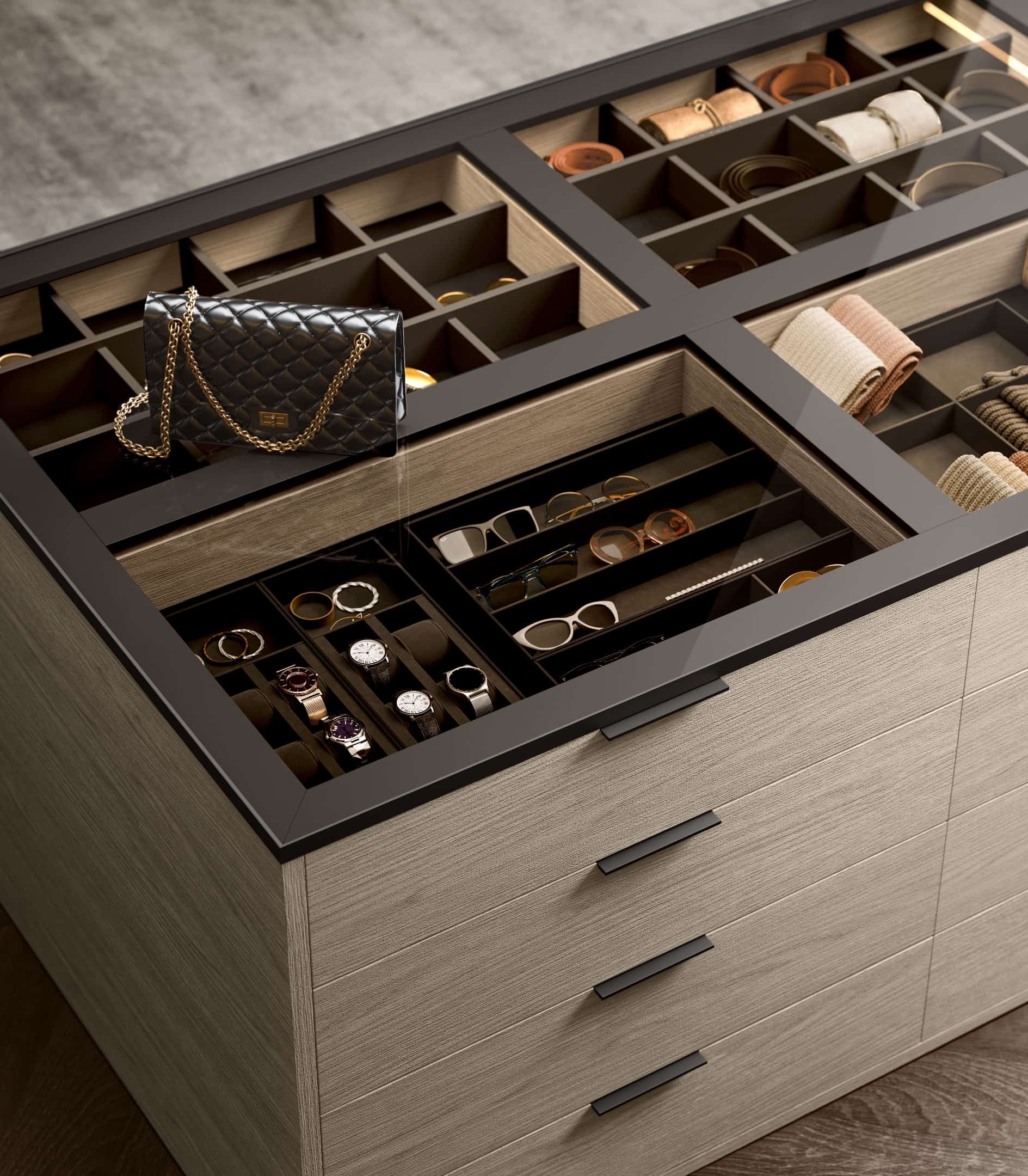 Island closet design